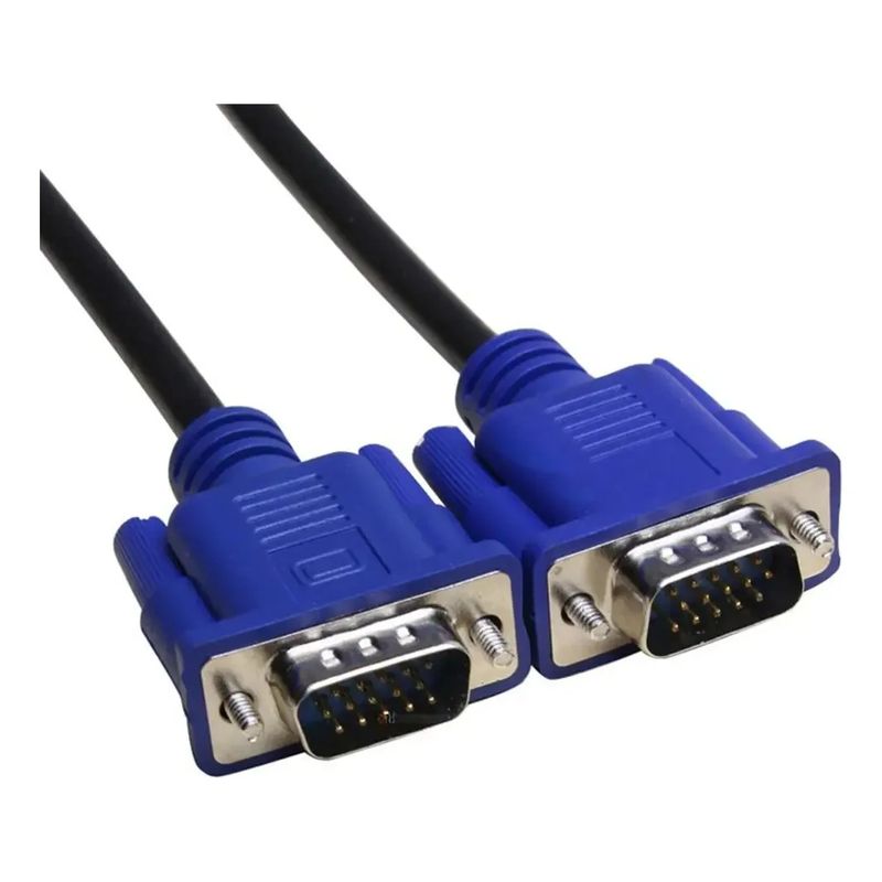 GENERICO - Cable Extensión VGA Macho A Macho 1.5 Metros