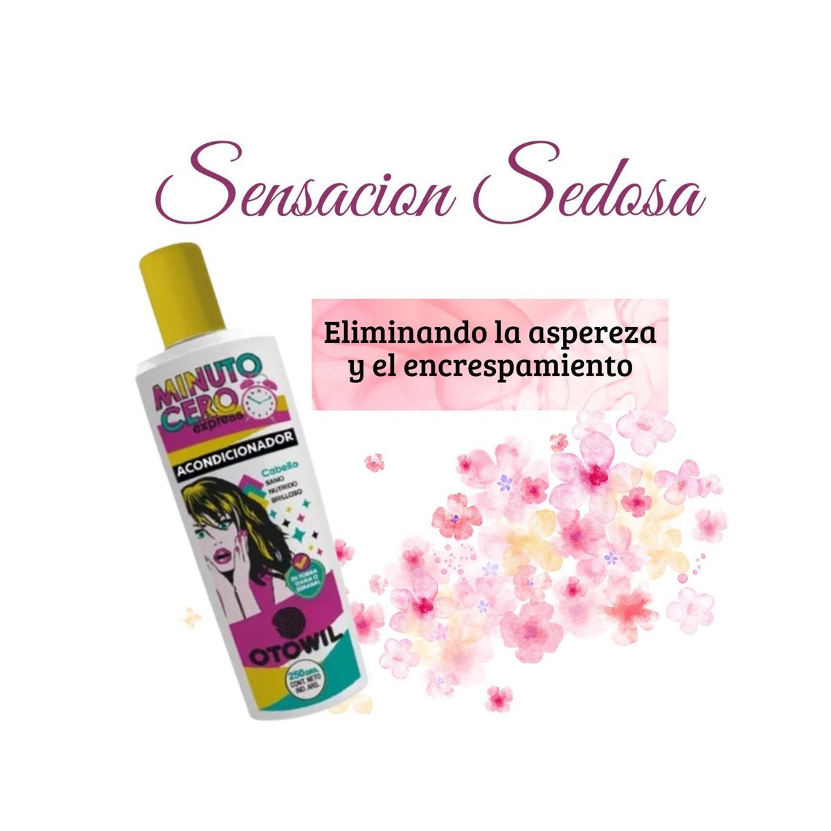 OTOWIL - Acondicionador Otowil Minuto Cero Express 250ml Nutricion Brillo