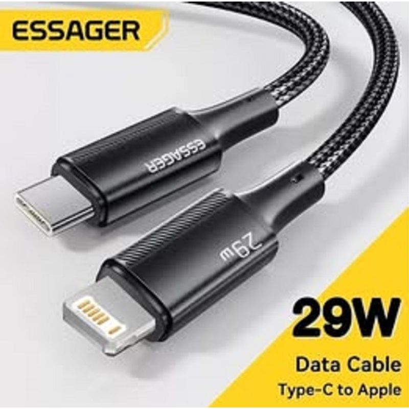 GENERICO - Cable adaptador tipo C a ligthing carga y datos 29W