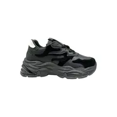 HERIEL - Zapatilla Negra Plataforma Mujer