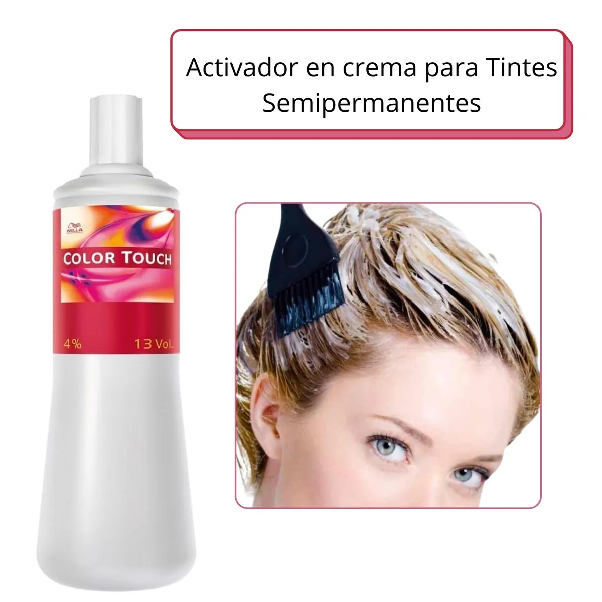 WELLA - Emulsion Colour Touch 4% 13 Vol 1000ml Wella Crema Activadora Intensiva De Color