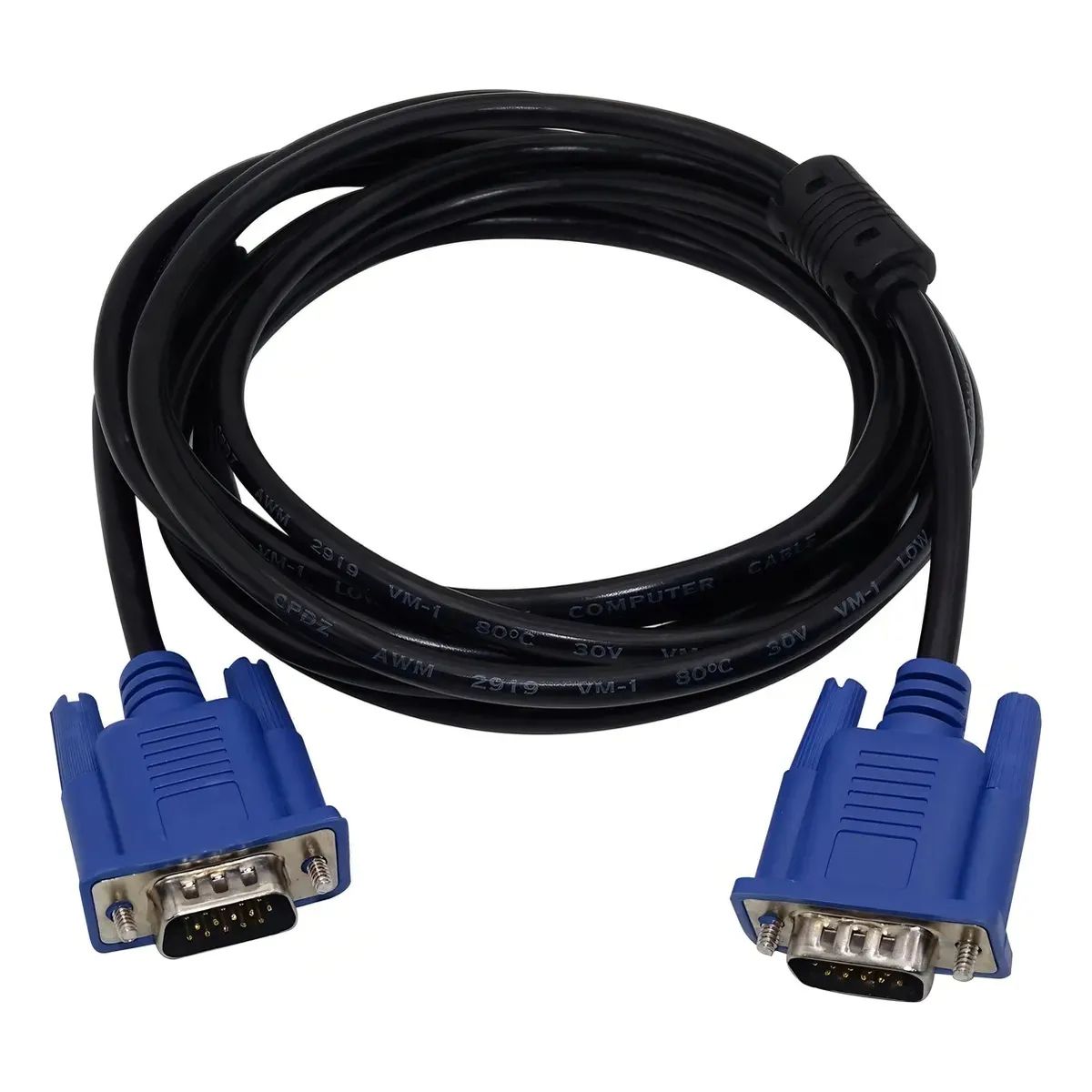 GENERICO - Cable Extensión VGA Macho A Macho 3 Metros
