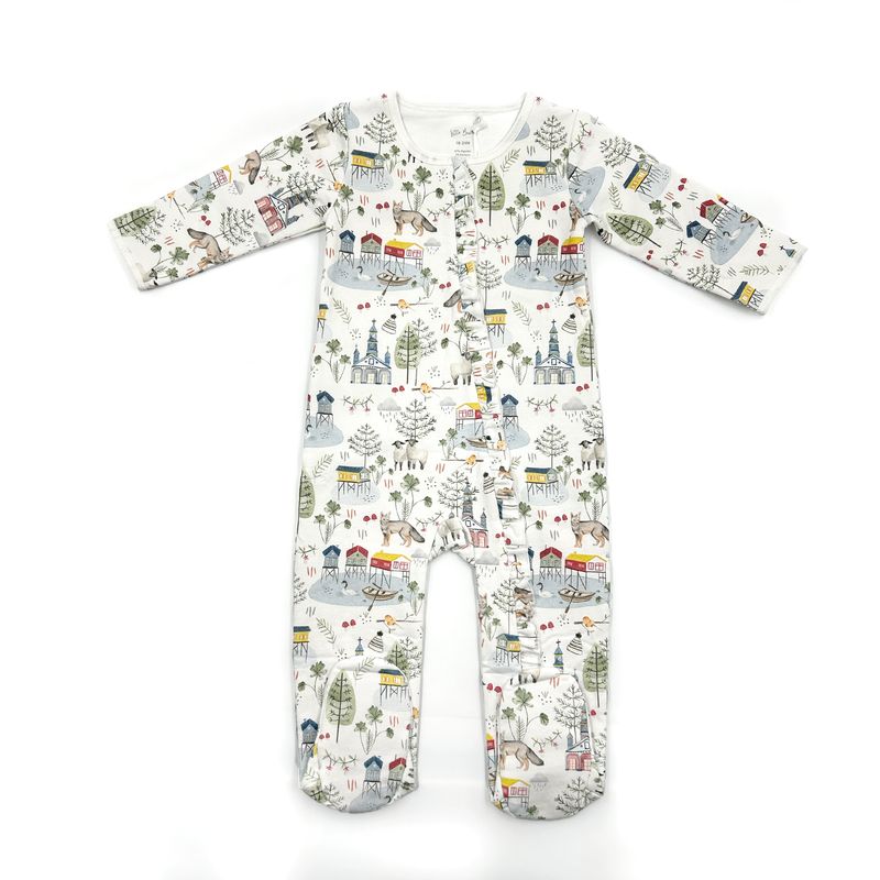 LITTLE BEE - Pijama Baby Franela Niña Chiloe