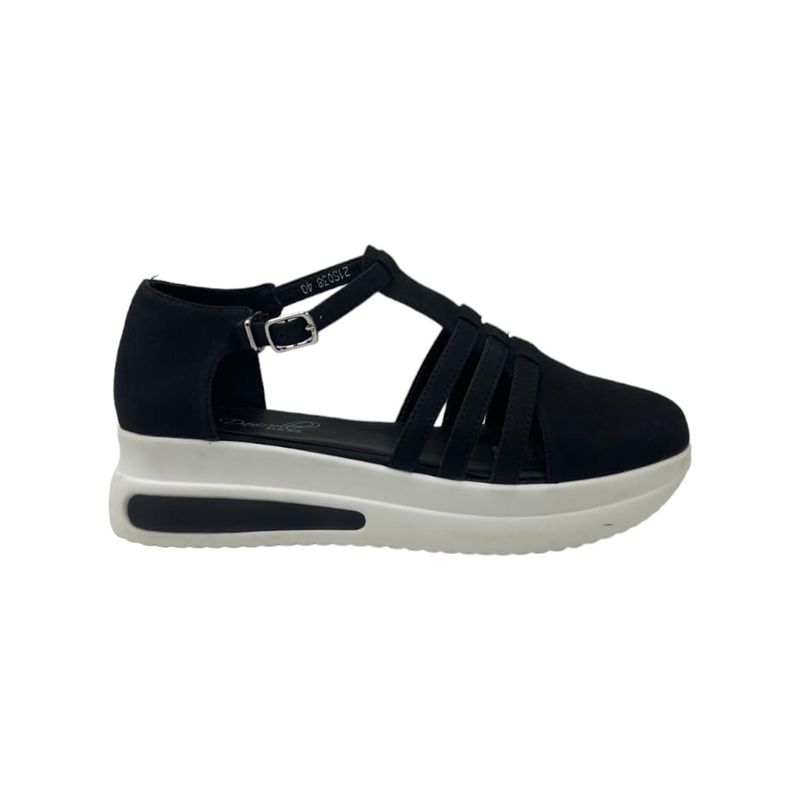 HERIEL - Zapato Negro Plataforma Mujer