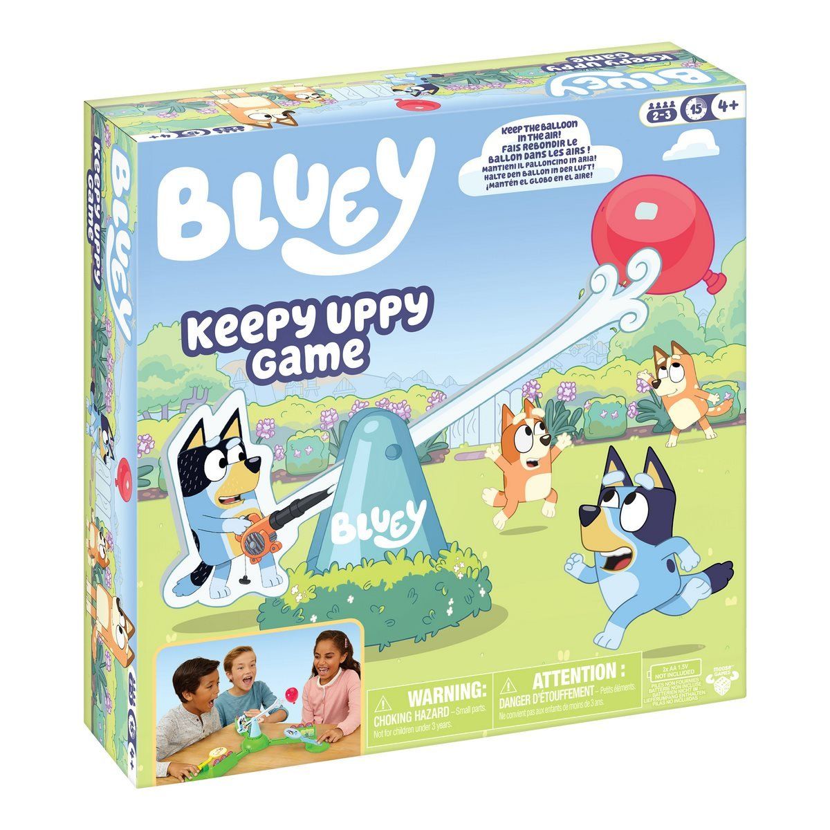 BLUEY - Juego de mesa Bluey Keepy Uppy 3 jugadores