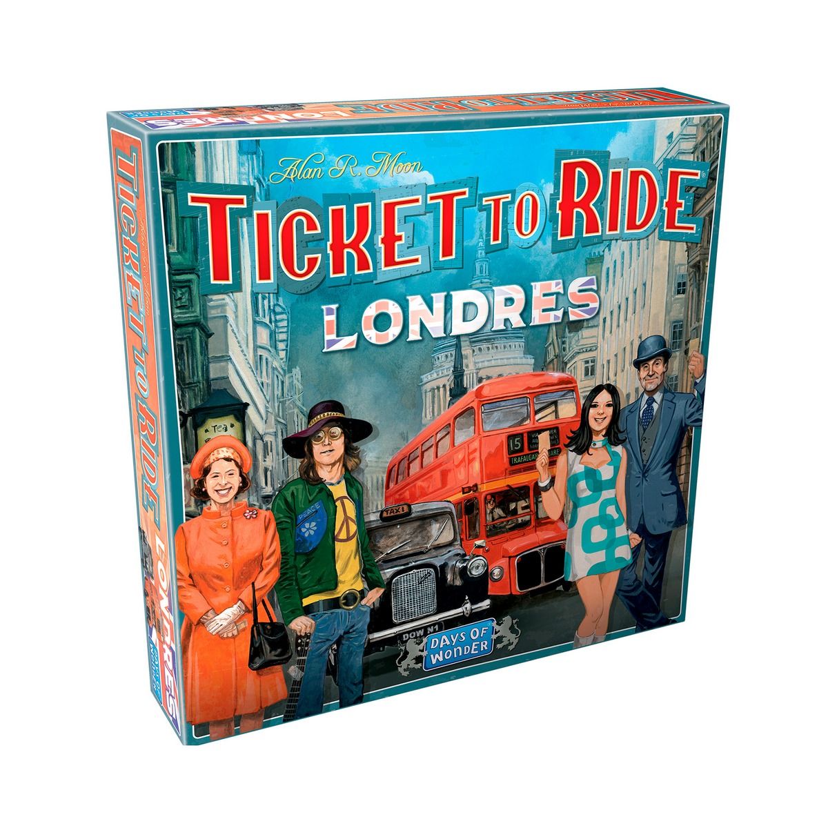 ANSALDO - Juego de mesa Aventureros al Tren Londres estrategia y