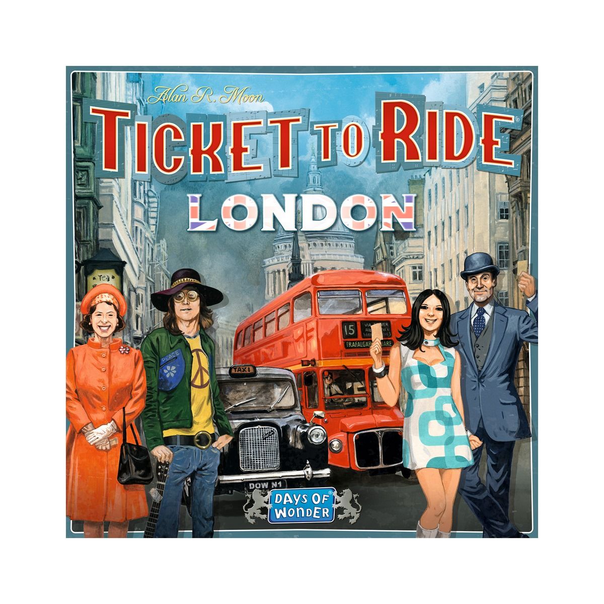 ANSALDO - Juego de mesa Aventureros al Tren Londres estrategia y