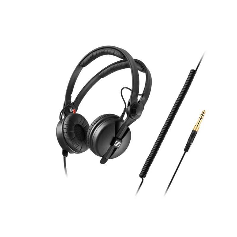 SENNHEISER - Audífonos Dj HD 25 con Cable Liso Sennheiser + Cables Espiral
