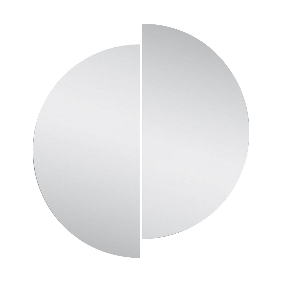 FMFURNITURE - Espejo Circular Dividido 60x60…