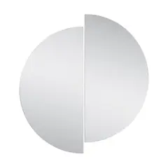 FMFURNITURE - Espejo Circular Dividido 60x60