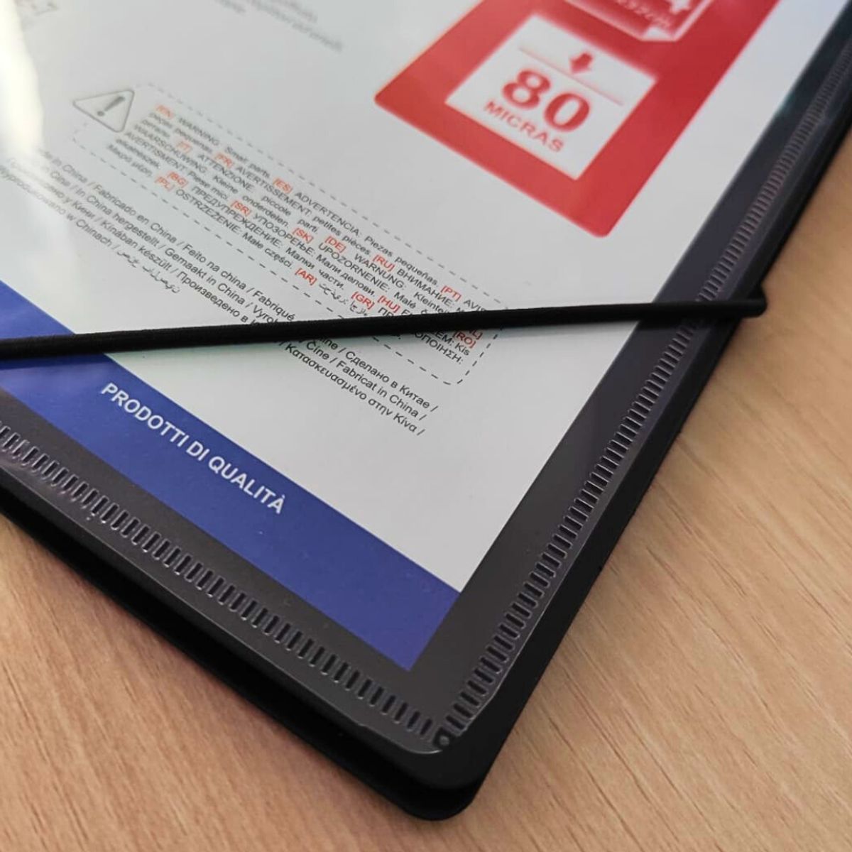 MOTARRO - Carpeta Archivadora Anillada A4 Con 40 Fundas Transparentes