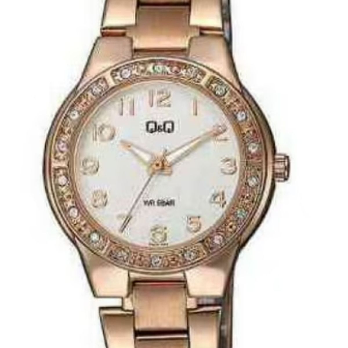 QYQ - RELOJ QYQ Q691J024Y MUJER METAL ANALOGO  ORO ROSA