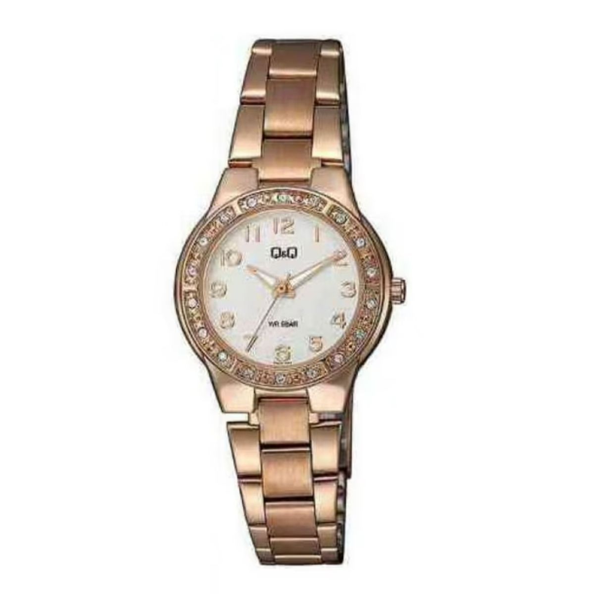 QYQ - RELOJ QYQ Q691J024Y MUJER METAL ANALOGO  ORO ROSA