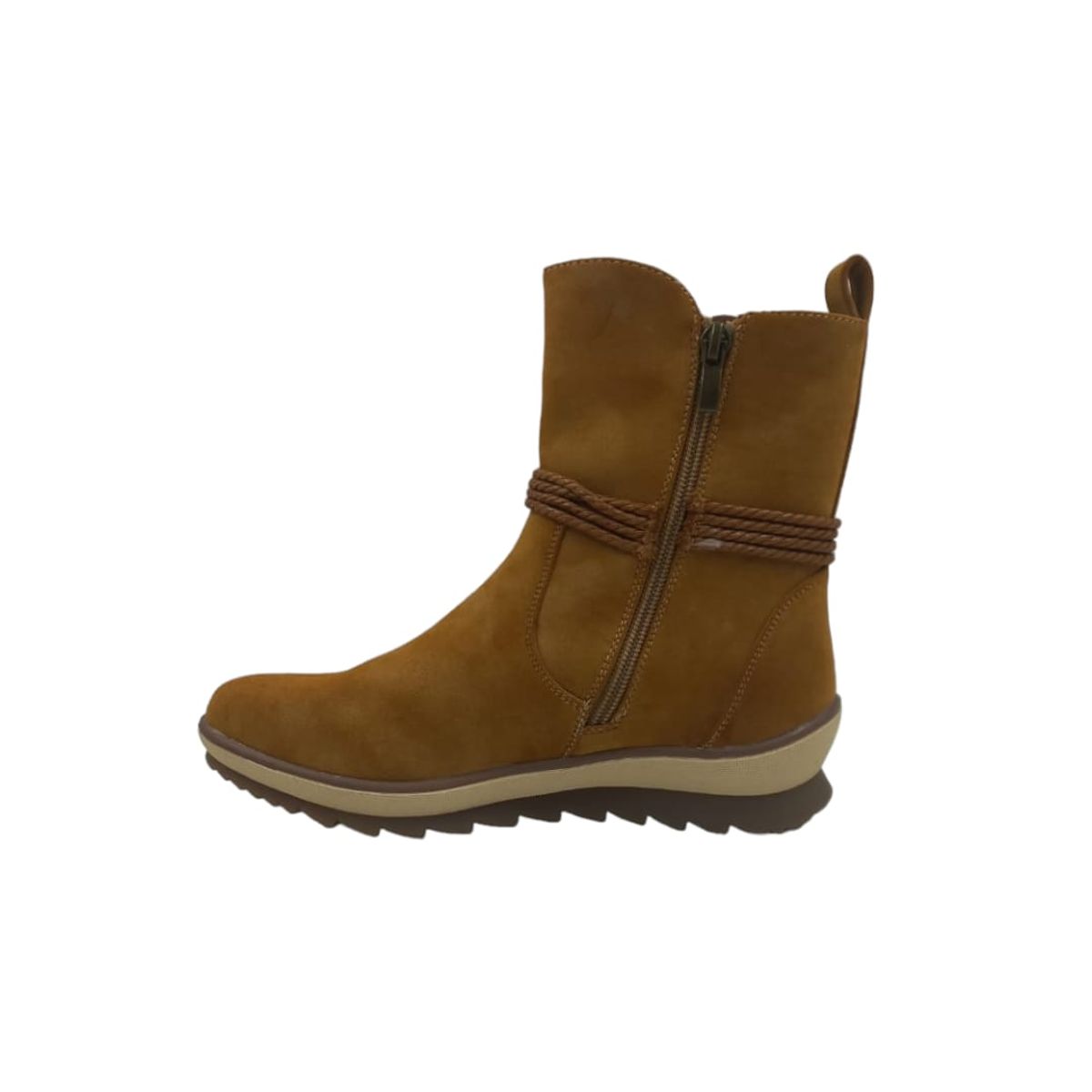 HERIEL - Bota Camel Baja Mujer