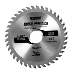 UYUSTOOL - DISCO DE SIERRA CIRCULAR 4 Y MESIA PULG 40 DIENTES UYUSTOOLS