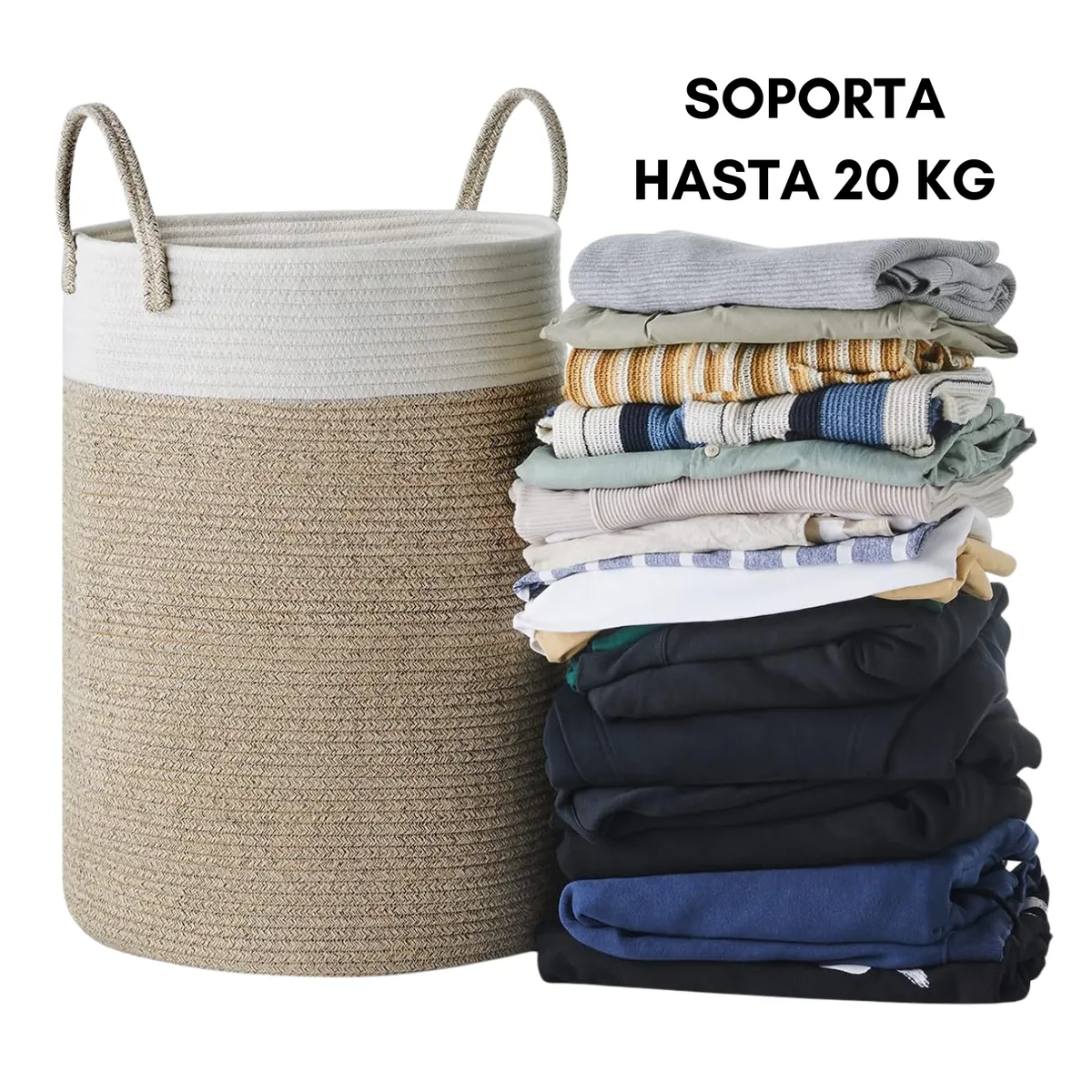 GENERICO - Cesto Canasto Ropa Sucia Lavandería Organizador De Juguete