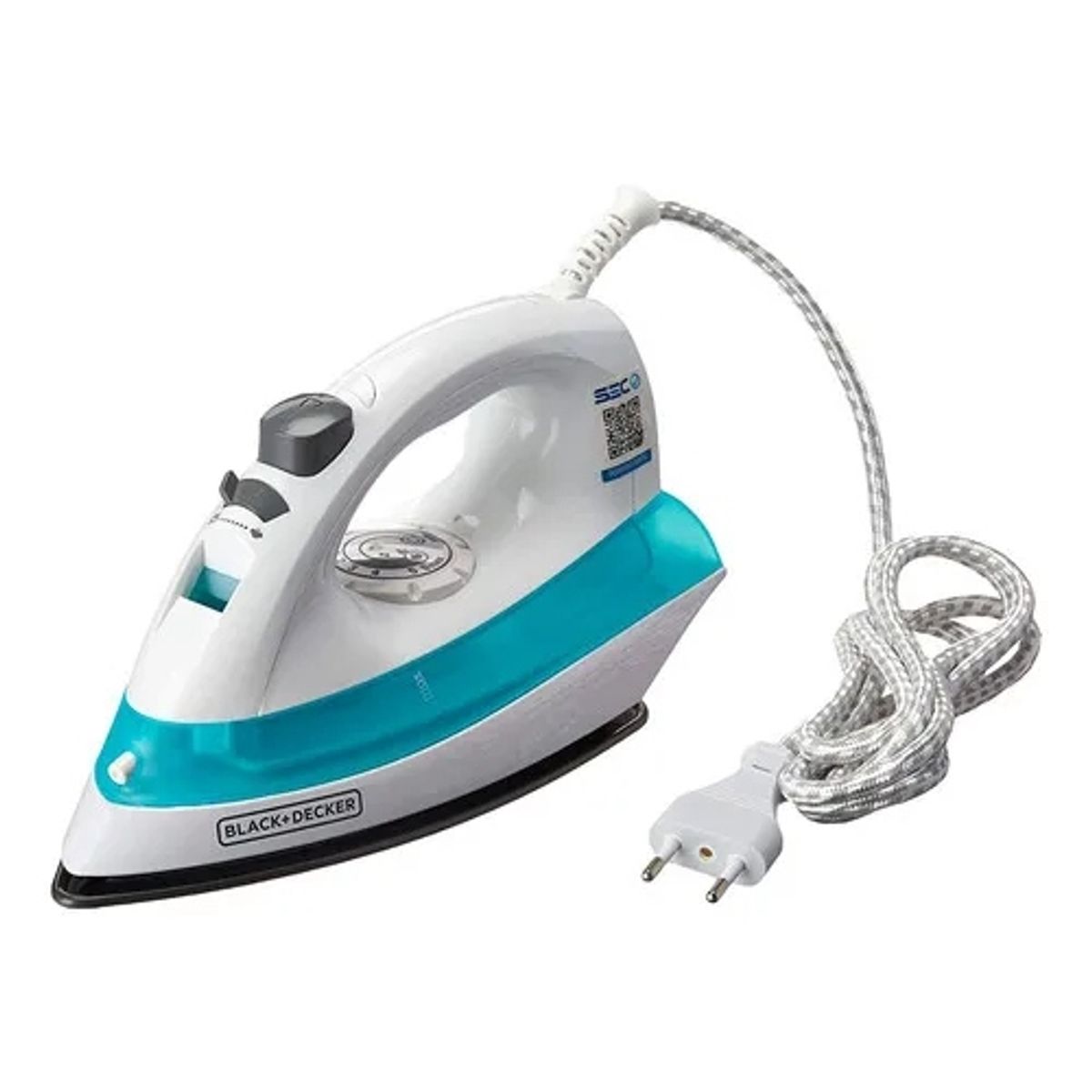 BLACK+DECKER - Plancha De Vapor Black + Decker Quickn Easy Azul Irbd100-cl