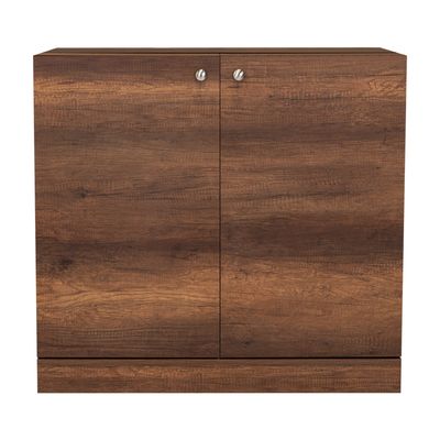Imagen 2 del producto Bar Extensible 12 Botelleros 2 Puerta - Café Oscuro 94.8x102x51.55 cm