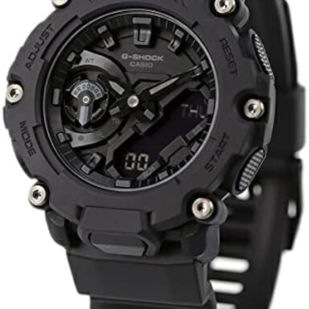 CASIO - RELOJ CASIO GSHOCK GA2200BB-1AD HOMBRE ANTIGOLPE WR200M
