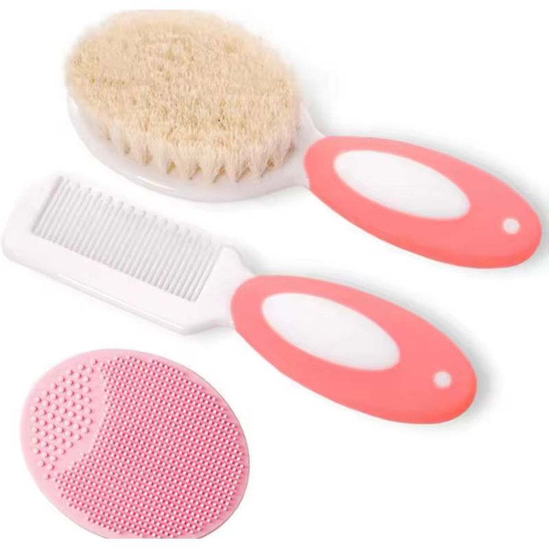 GENERICO - Set De Higiene Para Bebes Cepillos Y Peine Suave Limpieza