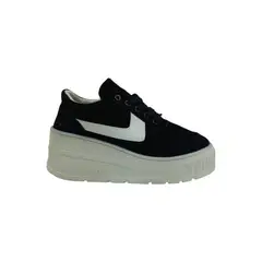 HERIEL - Zapatilla Negra Plataforma Mujer