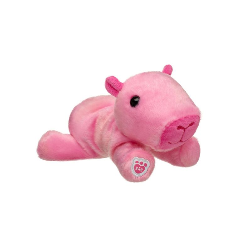 BUILD A BEAR - MINI PELUCHE BEAN CAPIBARA ROSA  BUILD-A-BEAR