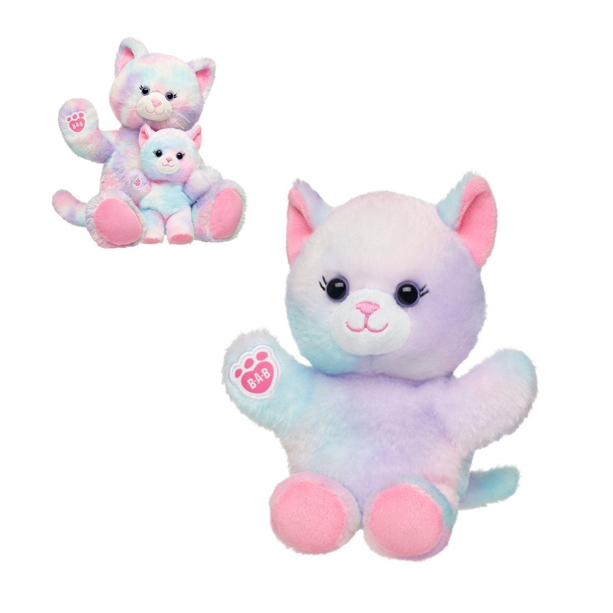 BUILD A BEAR - Mini peluche Build a Bear gatita pastel