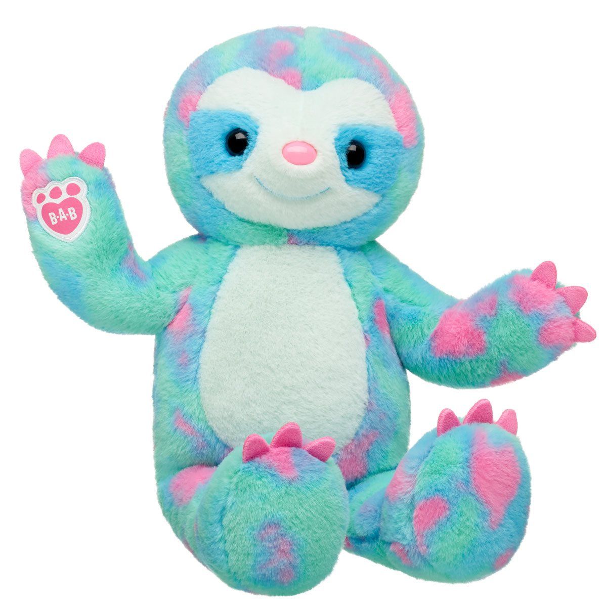 BUILD A BEAR - Peluche Build a Bear oso perezoso suave y colorido