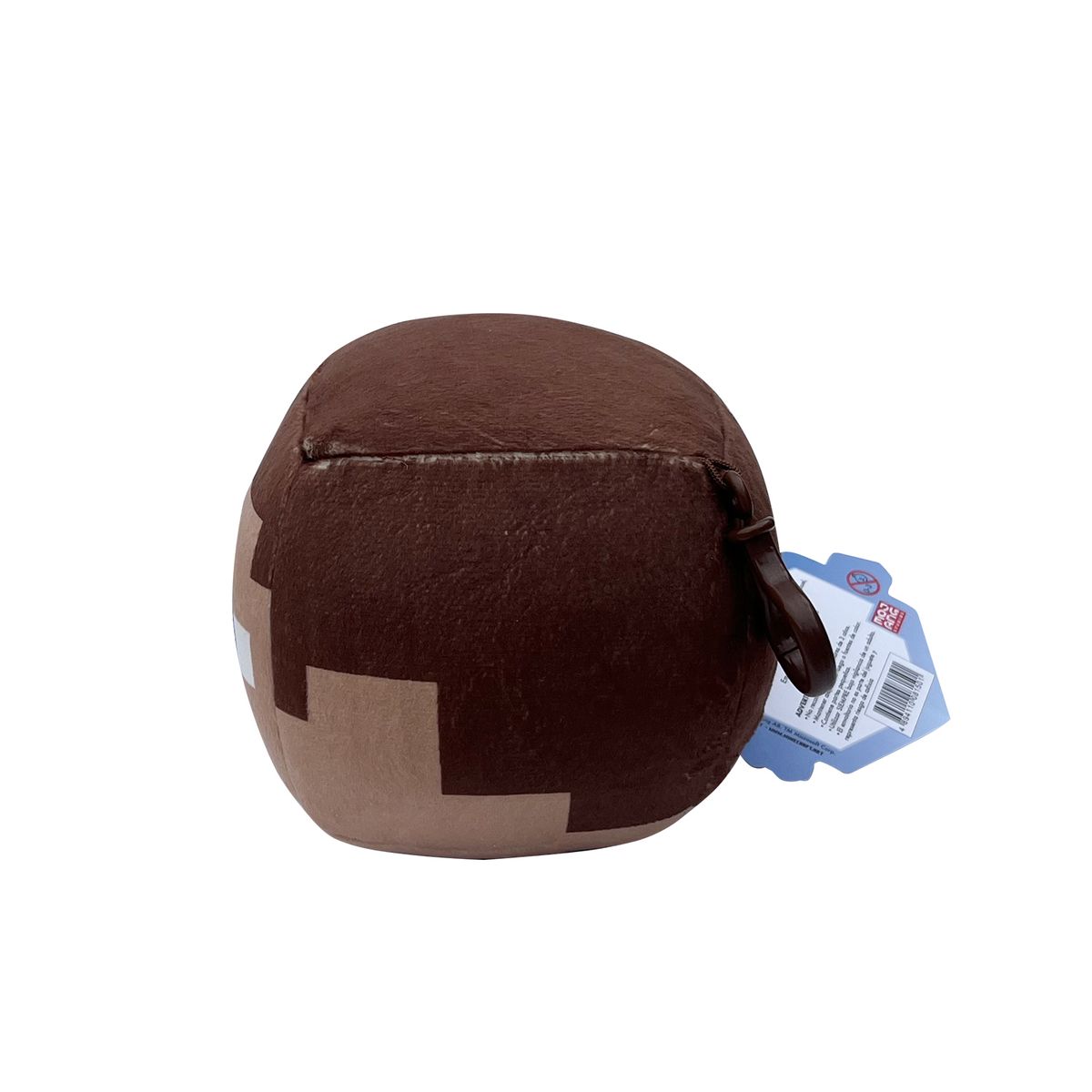 MINECRAFT - Peluche Minecraft cubo 12cm con clip colección - Steve