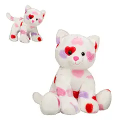 BUILD A BEAR - Peluche gatito corazones San Valentín