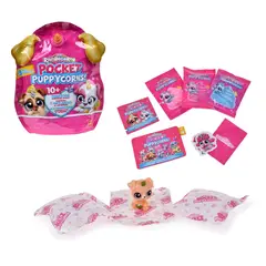 ANSALDO - PACK SORPRESA PUPPYCORNS RAINBOCORNS ZURU - DORADO-ROSADO