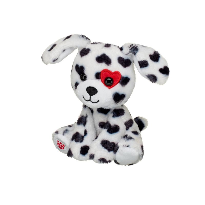 BUILD A BEAR - MINI PELUCHE BEANS PERRO CORAZONES BUILD-A-BEAR