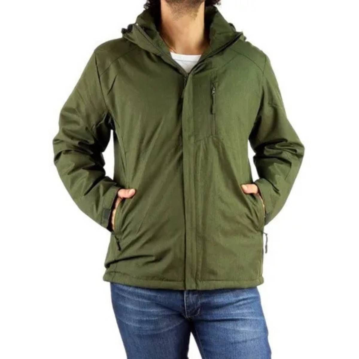 LOOK SHOP - CHAQUETA HOMBRE PREMIUM EXCELENTE CALIDAD PARKA FORRO PIEL H302