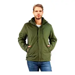 LOOK SHOP - CHAQUETA HOMBRE PREMIUM EXCELENTE CALIDAD PARKA FORRO PIEL H302