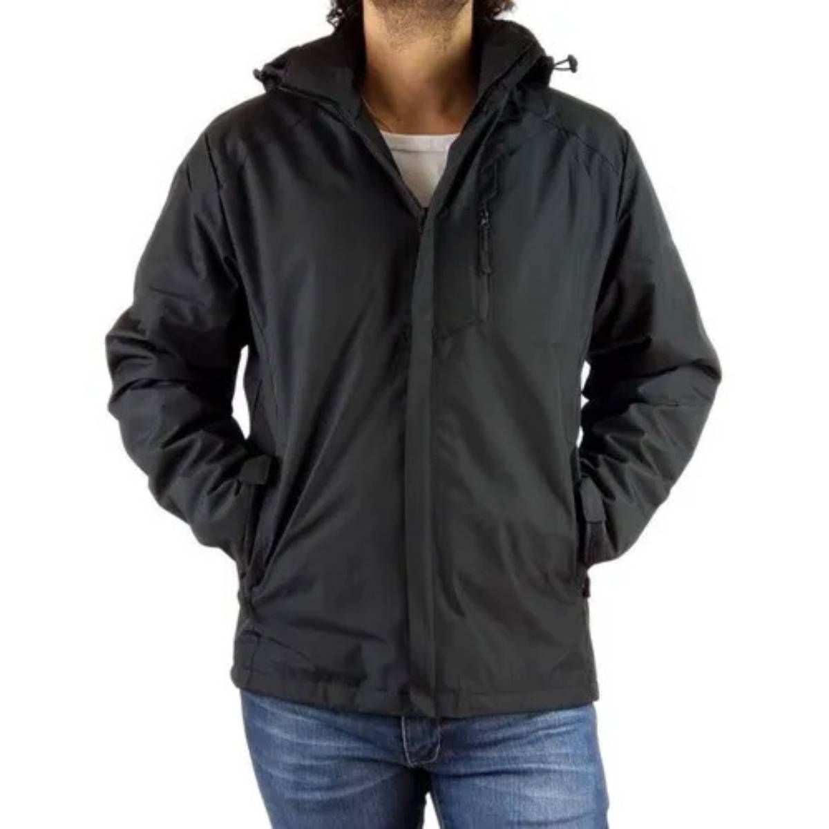 LOOK SHOP - CHAQUETA HOMBRE PREMIUM EXCELENTE CALIDAD PARKA FORRO PIEL H302