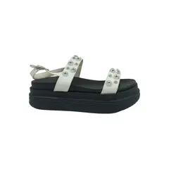 HERIEL - Sandalia Blanca Plataforma