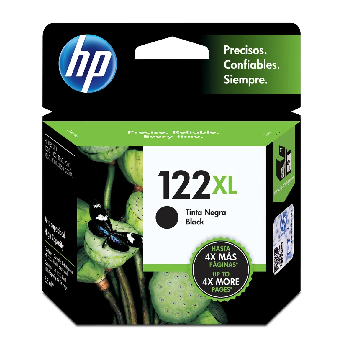 HP - HP 122XL BLACK INK CARTRIDGE