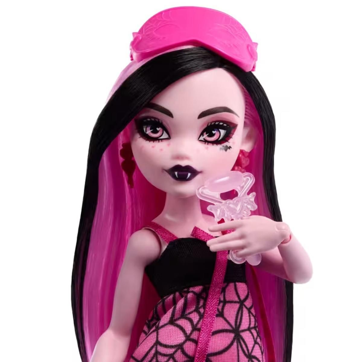 MONSTER HIGH - Muñeca Monster High pijama Draculaura con accesorios
