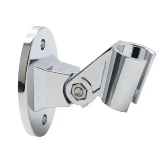 GENERICO - Soporte ducha pared ABS cromado ajustable universal