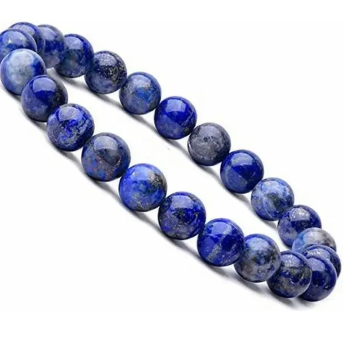 GENERICO - Pulsera Lapislazuli Original Piedra Sabiduría Protección 8mm