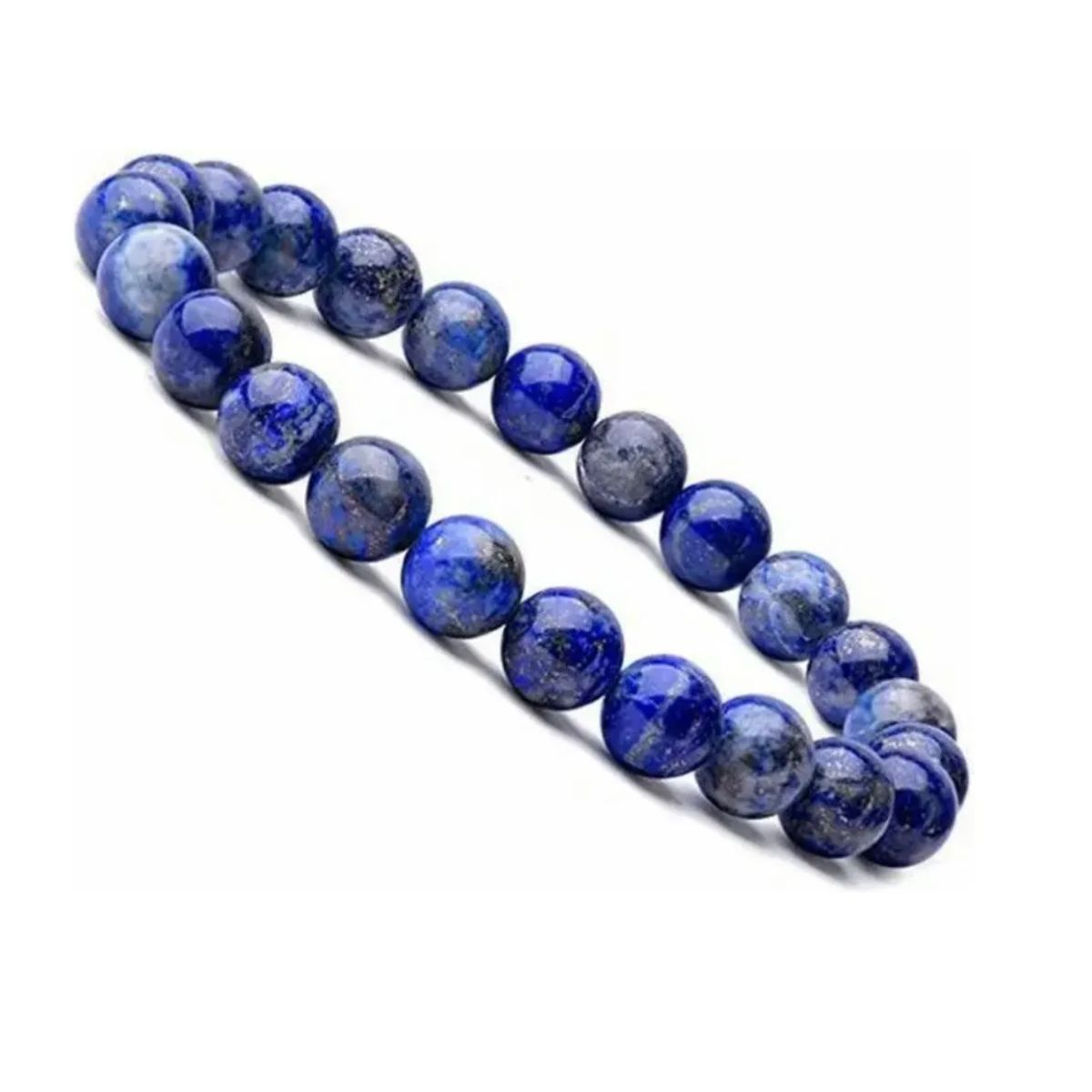 GENERICO - Pulsera Lapislazuli Original Piedra Sabiduría Protección 8mm