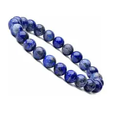 GENERICO - Pulsera Lapislazuli Original Piedra Sabiduría Protección 8mm