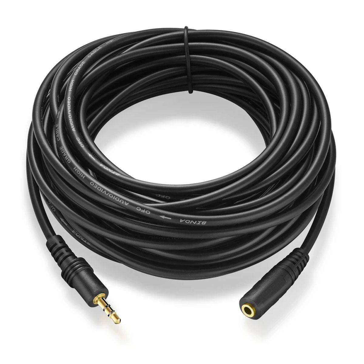 GENERICO - Cable Auxiliar De Audio De Extensión Plug/jack 3,5 De 10 M