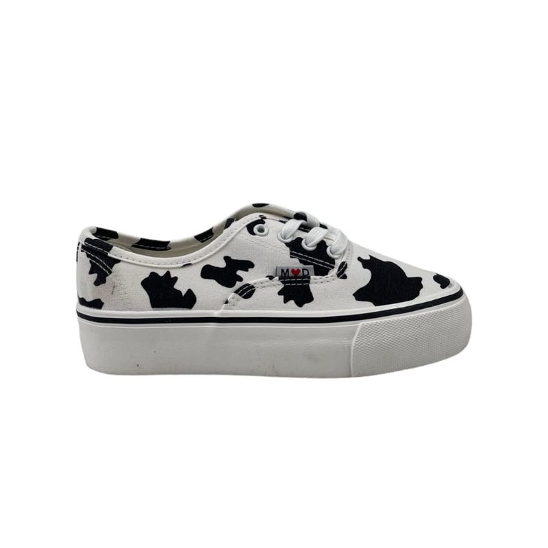 HERIEL - Zapatilla Blanca Print Mujer