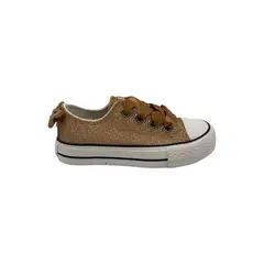 HERIEL - Zapatilla Glitter Champagne Niña