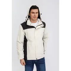 MPROPIA - Chaqueta Impermeable Hombre Forro Interior Piel Capucha 0002