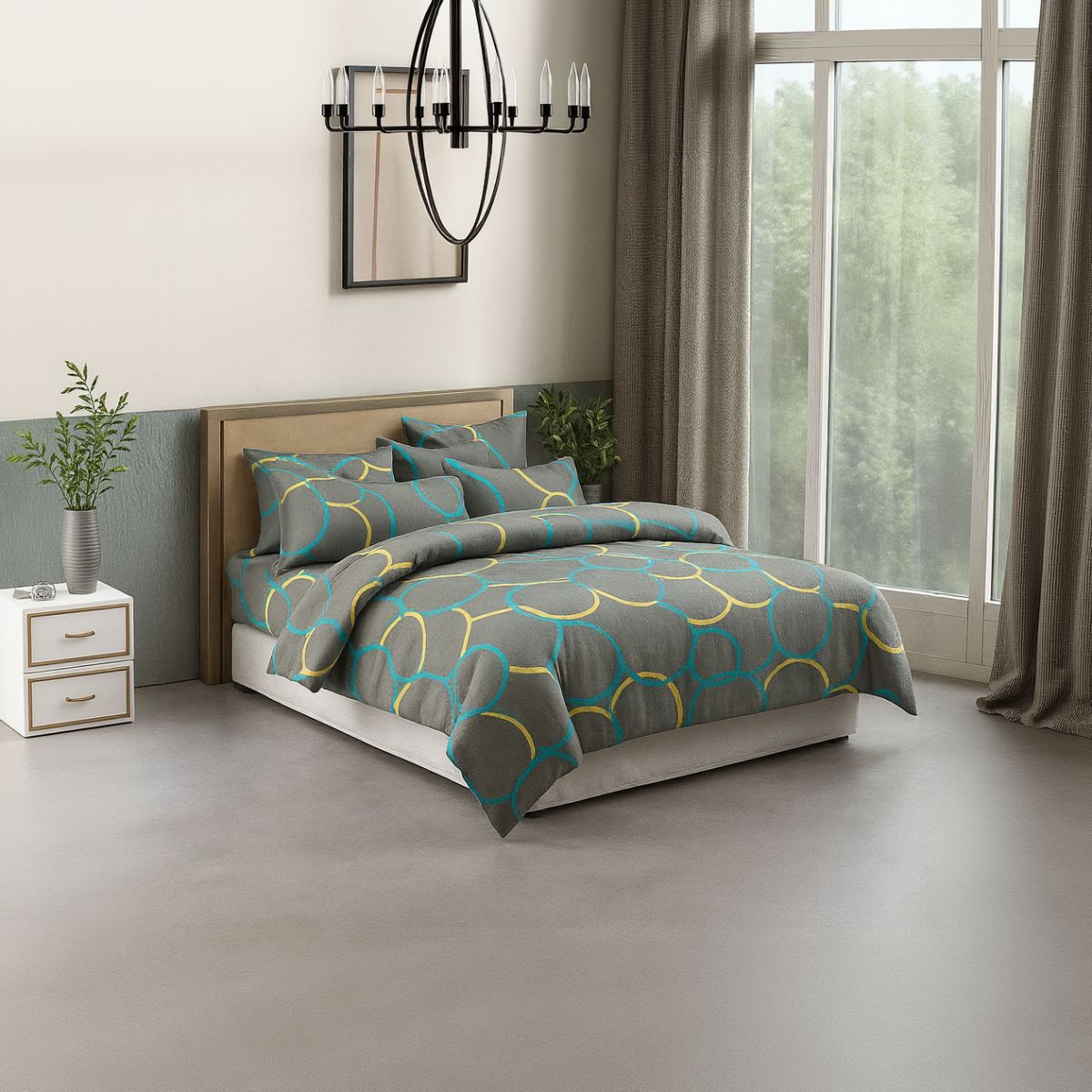 ARMONIA - Sábana King Algodón - 800 Hilos Calidad Hotelera Suave