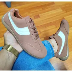 SNOOPY - Zapatillas Casuales para Dama Color Camel M448