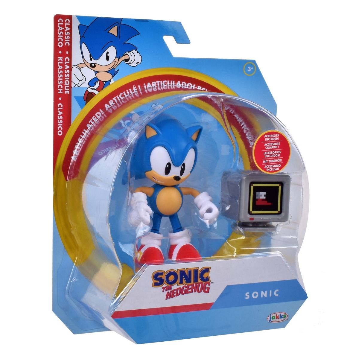 SONIC - Figura de acción Sonic colección con accesorio 10 cm