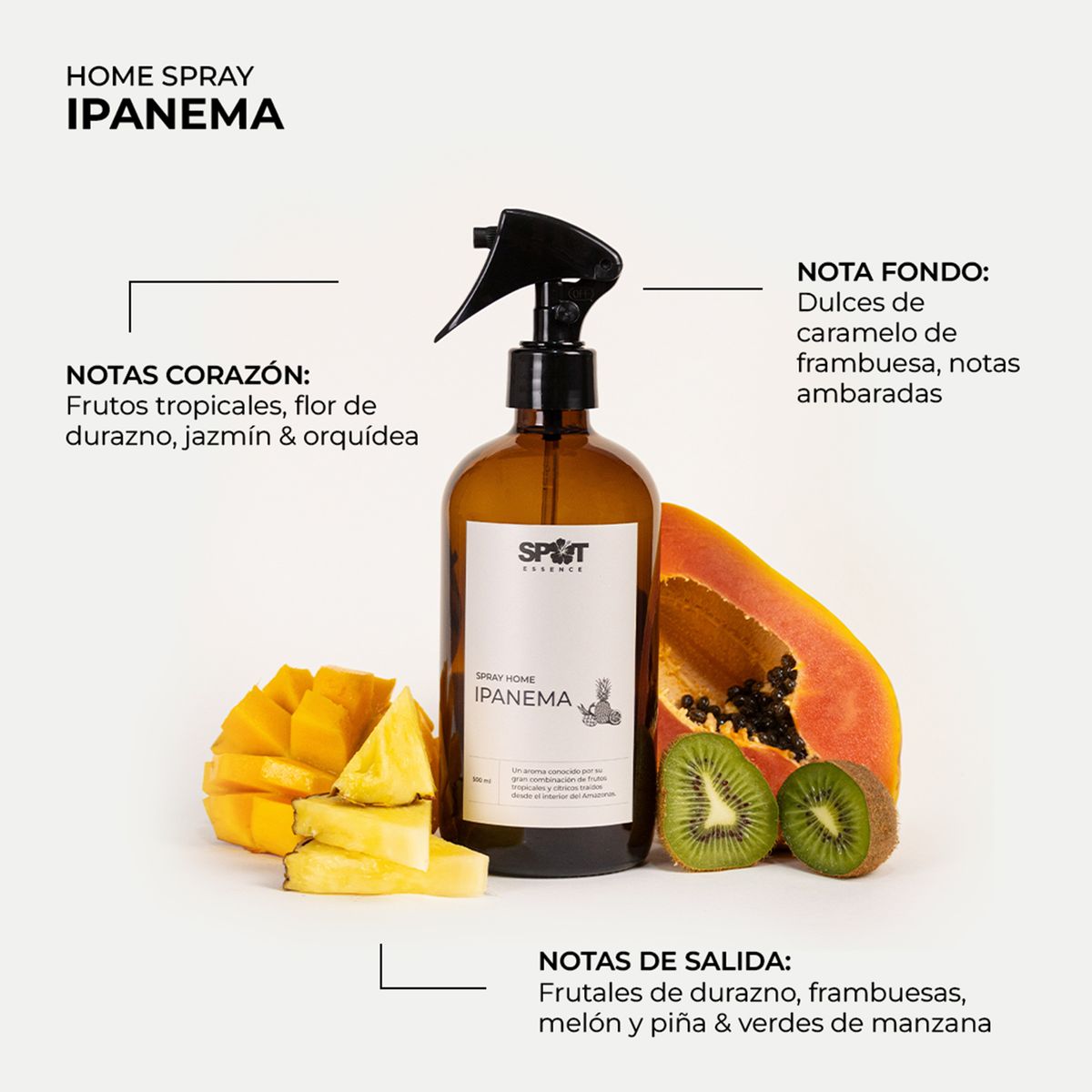 SPOT ESSENCE - Spray Home 500ml Ipanema Ámbar